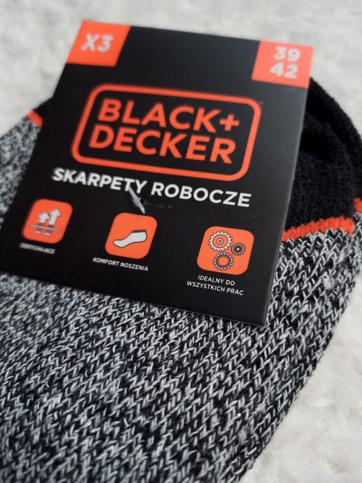 Skarpety męskie budowlane 3pary Nowe