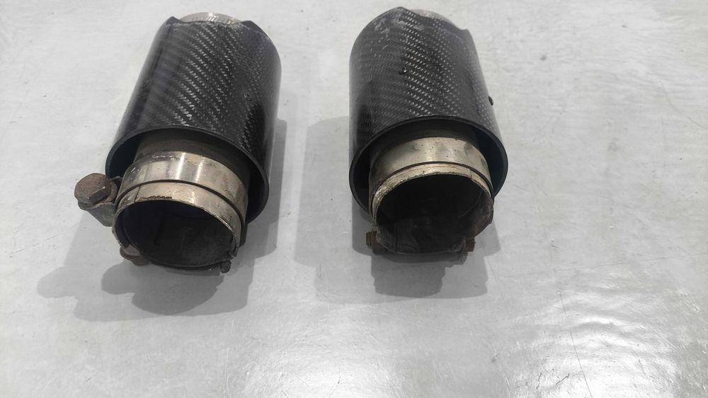 Ponteiras Escape Originais BMW M POWER com acabamento em Carbono
