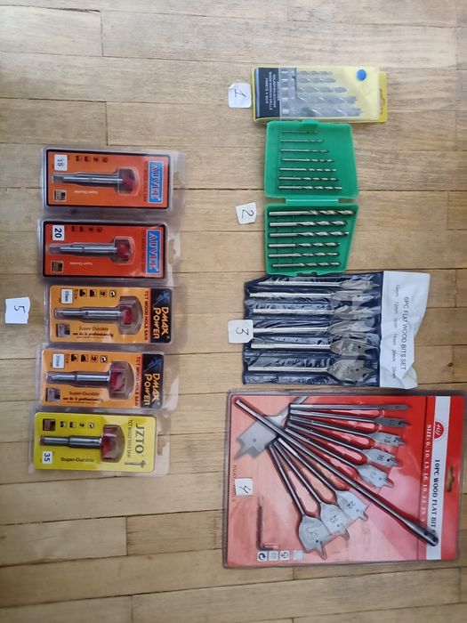 Новый Набор сверл по дереву сверло перьевое конфирмат форстнера