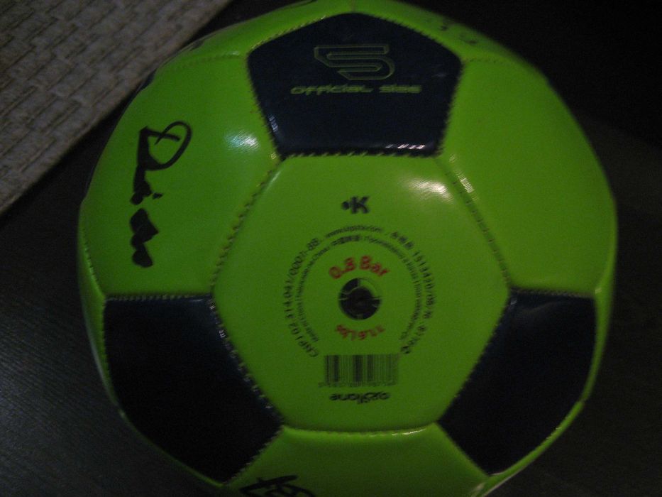 Bolas de futebol, futsal, golfe e saltitonas e massajador de madeira