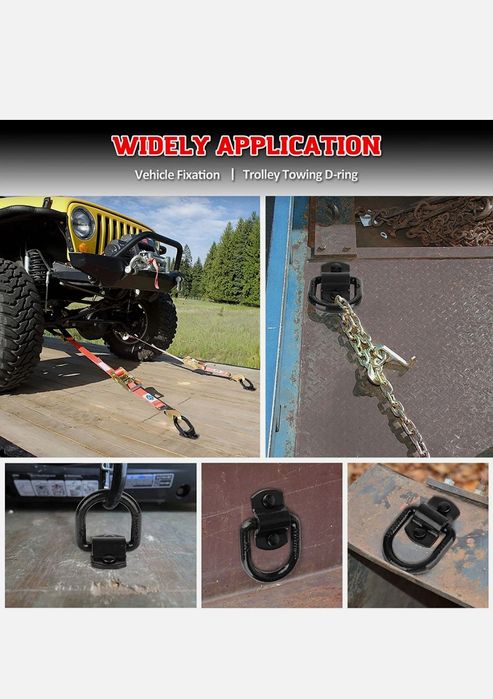 Металлическая пластина D-образные крюки для поверхностного монтажа