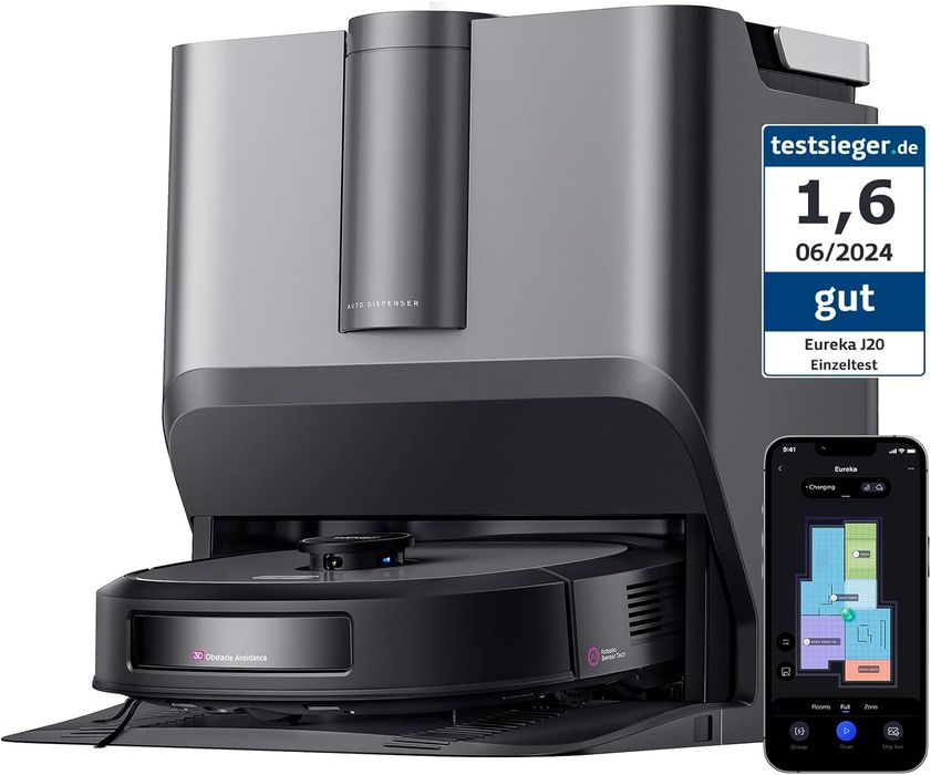 EUREKA J20 DE robot odkurzający i mopujący
