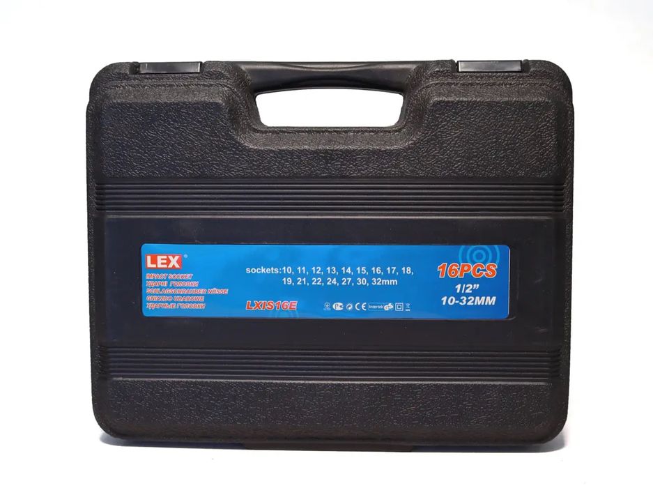 Набор ударных удлиненных головок LEX LXIS16E | 1/2 | 10-32 мм