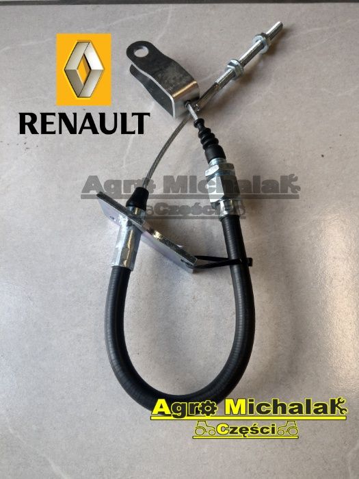 Linka sprzęgła ze wspornikiem Renault 75-34, 90-34 , TX