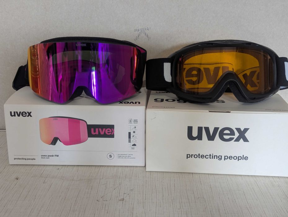 НОВІ дитячі/підліткові маски UVEX Slider LGL та pwdr FM Оригінал Ювекс