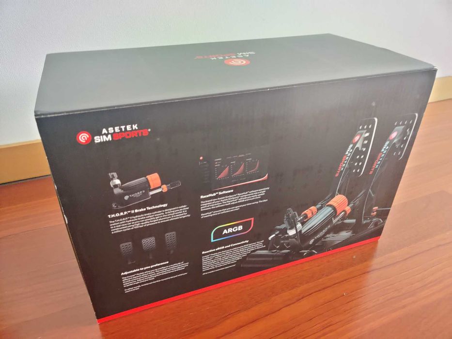 Pedais Novos Simracing Asetek Invicta THORP II