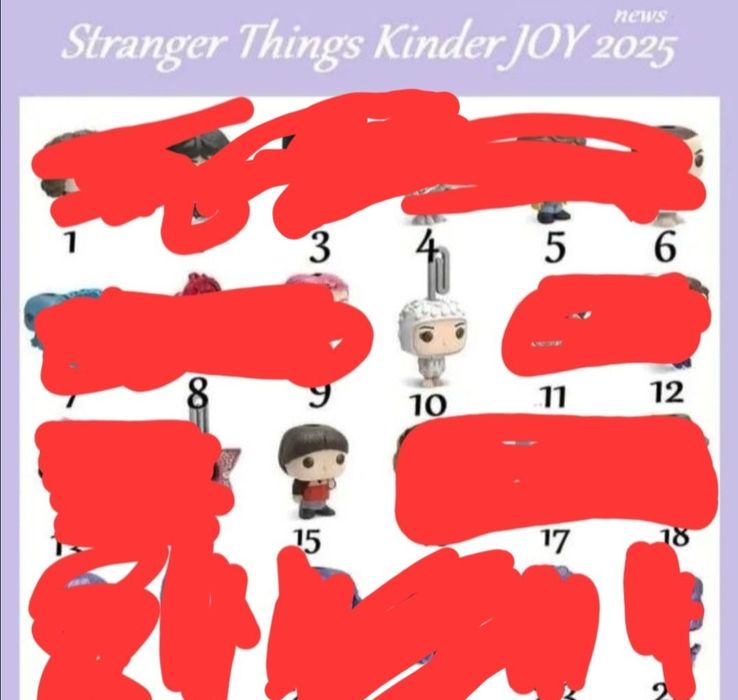 Фігурка кіндер дивні дива Хопер