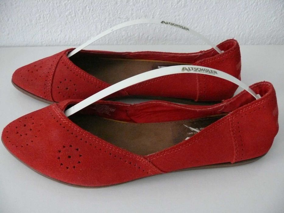 Baleriny damskie Toms roz. eur.40 skóra 100%