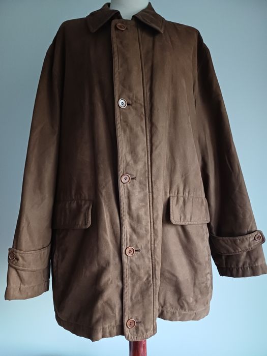 Blusão homem castanho