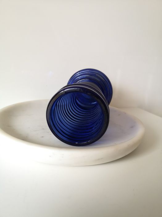 wazon kobaltowy Prądniczanka vintage