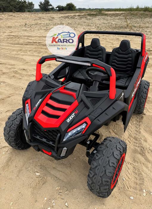 Pojazd na Akumulator Buggy ATV Racing 4x4 dla Dzieci Duże koła EVA MP3.