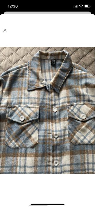 Подовжена жіноча рубашка Shein