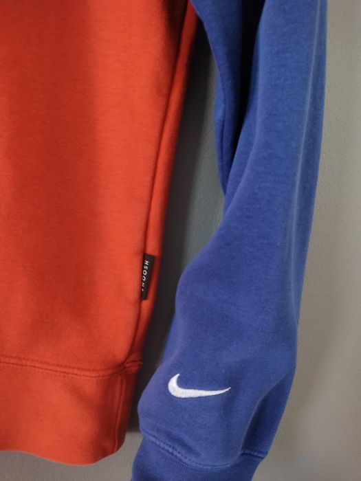 Pomarańczowo Niebieski Crewneck Bluza Nike Swoosh M