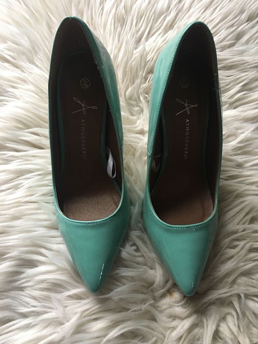 Miętowe szpilki Atmosphere rozm. 36