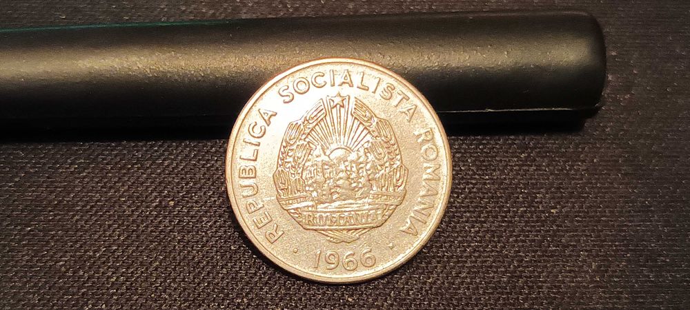 Moneta Rumunia 15 bani, 1966,Stan