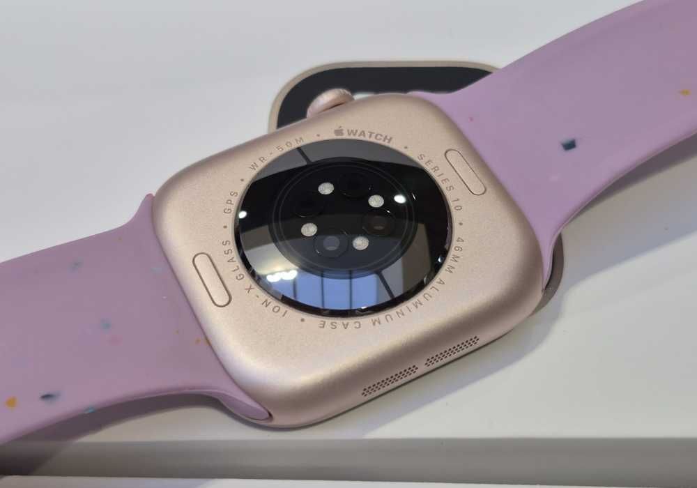 Apple Watch 10 - 46 mm | stan IDEALNY | Kondycja 100 % | Rose Gold