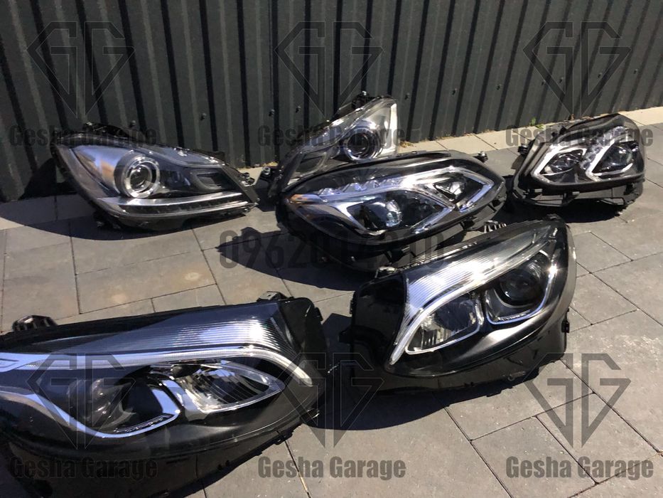 Наличие Фары фари w156w166w292w177w204w253w117w213w222w447 led xenon