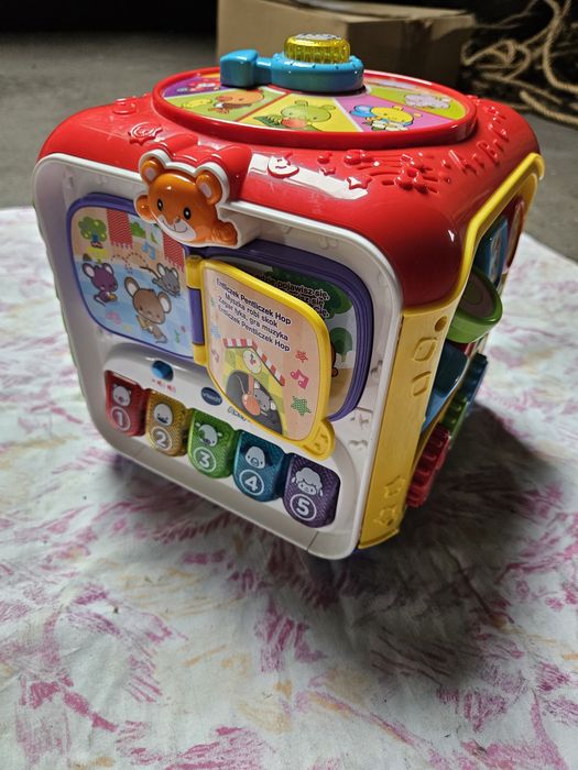 Vtech, kostka aktywności, zabawka interaktywna