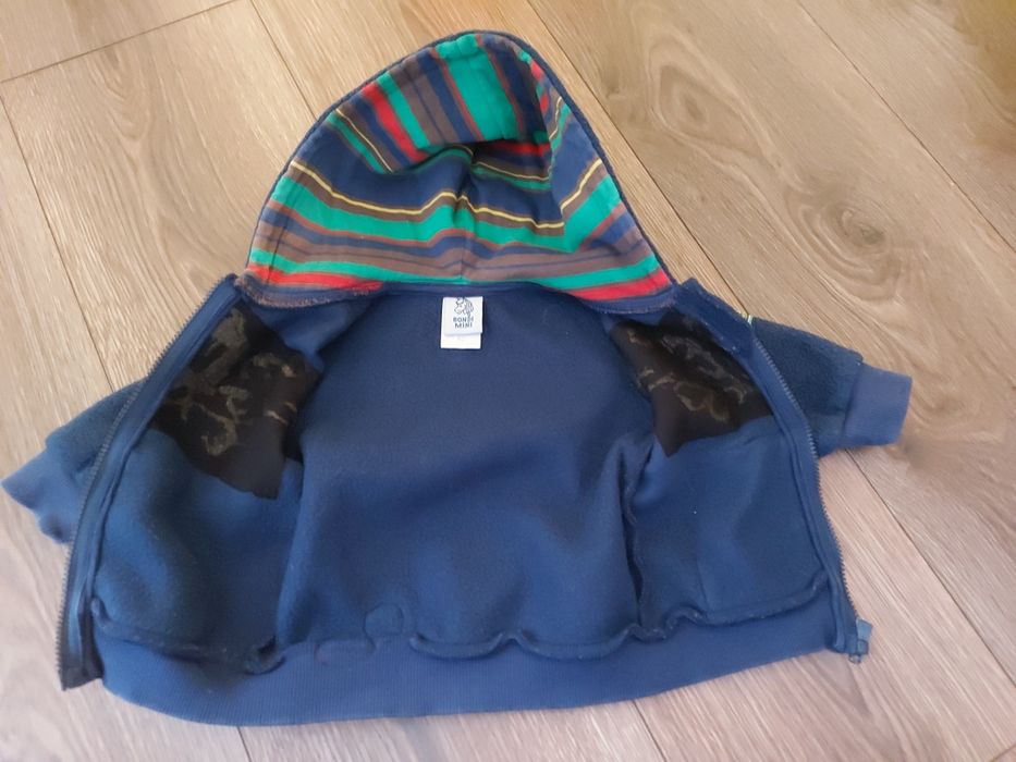 Bluza polarowa 62/68 jak kurtka