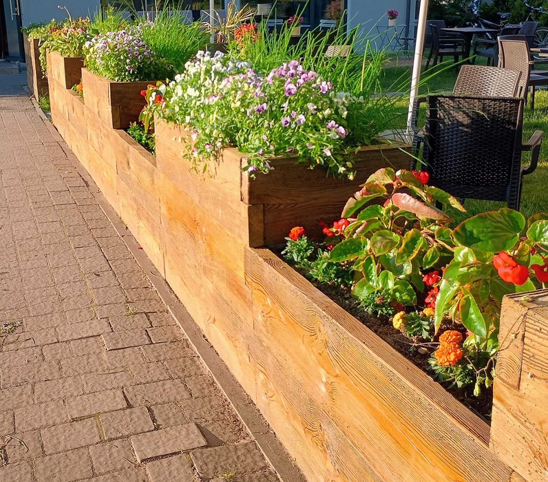 Warzywnik z modułów betonowych- łatwy w montażu, bez fundamentów MDB15