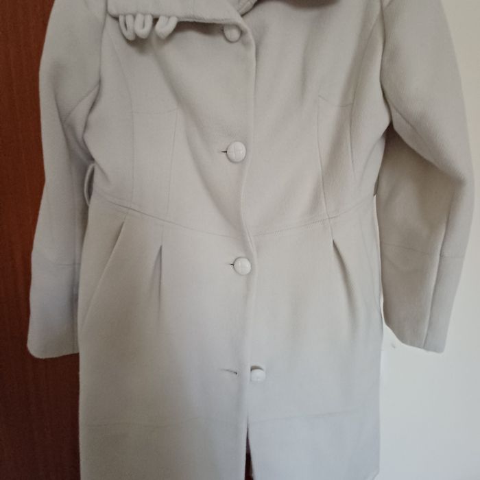 Casaco de fazenda branco