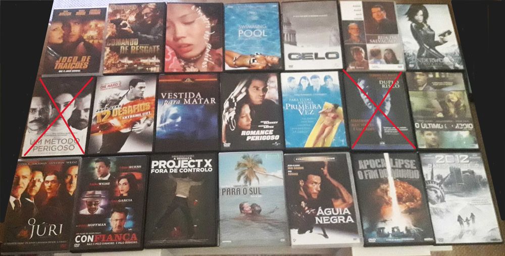 DVD's - Vários - Como novos