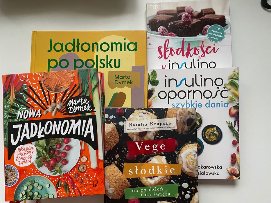 Książki z przepisami vege i insulinooporność