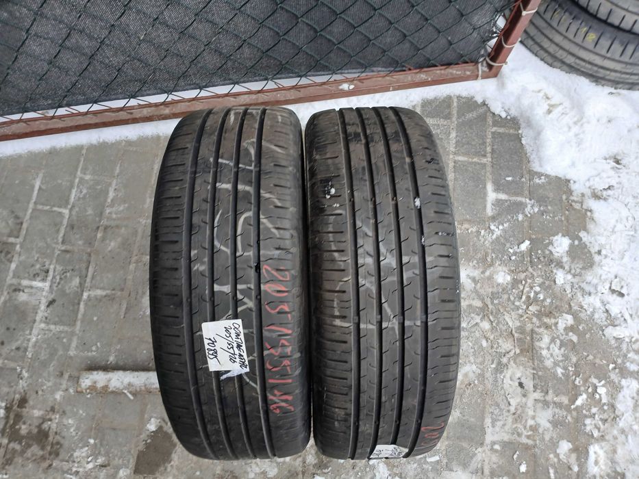 2x używane opony letnie 205/55 R16 Continental Montaż GWARANCJA