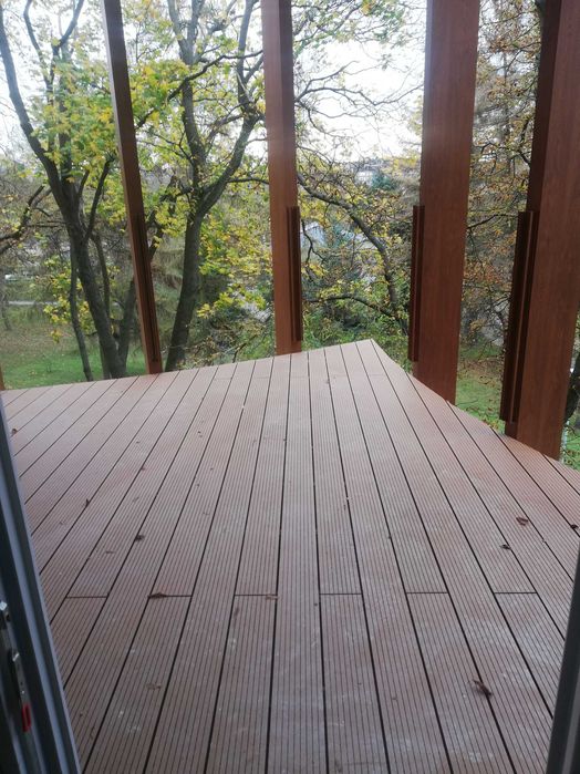 Tarasy kompozytowe , drewniane