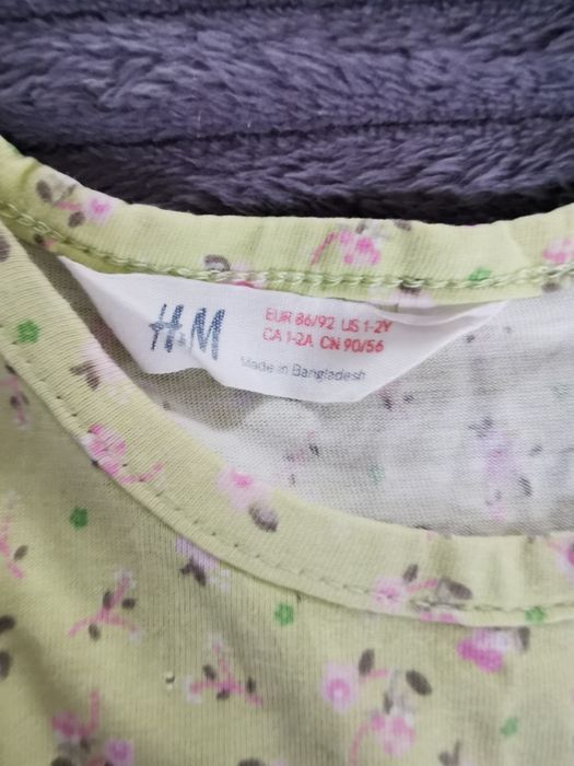 Sukienka letnia H&M zielona
