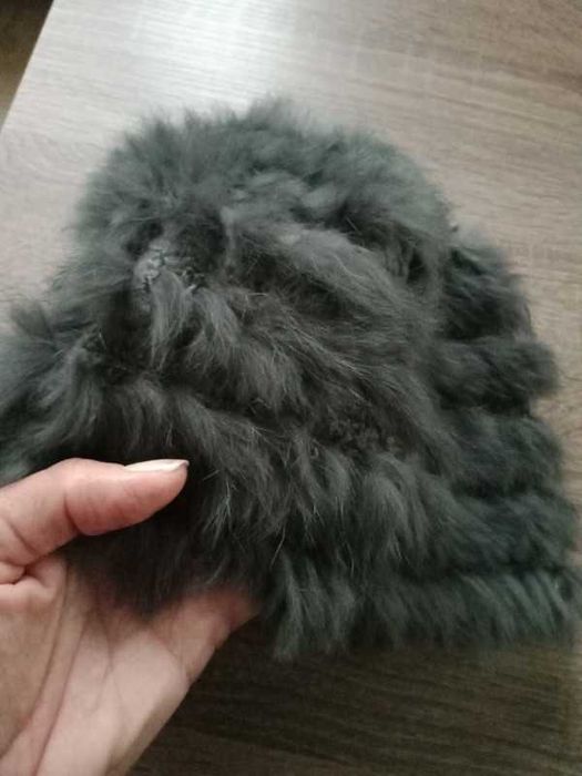 Czapka damska grafit