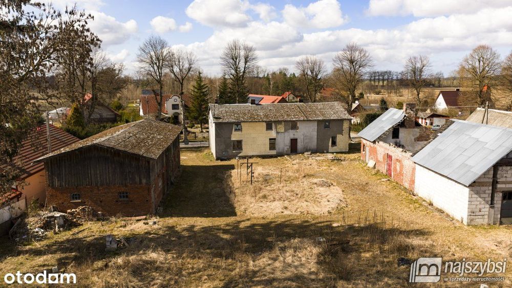 CEWLINO K.KOSZALINA - stare gospodarstwo 3716 m² - Widok 3