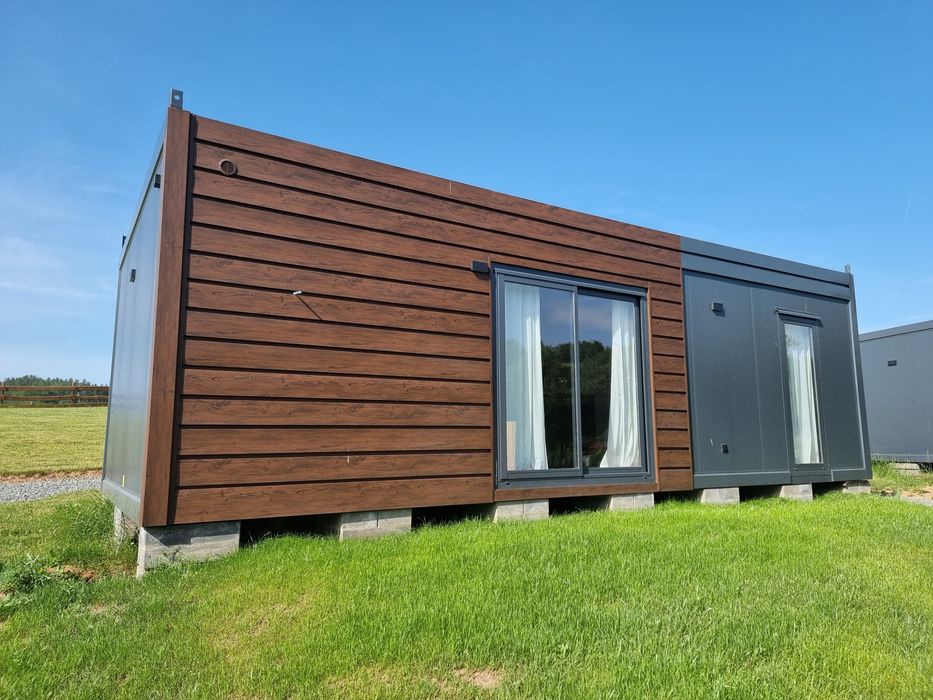 Pawilon domek na ramie kontener całoroczny kosmetyczny handlowy