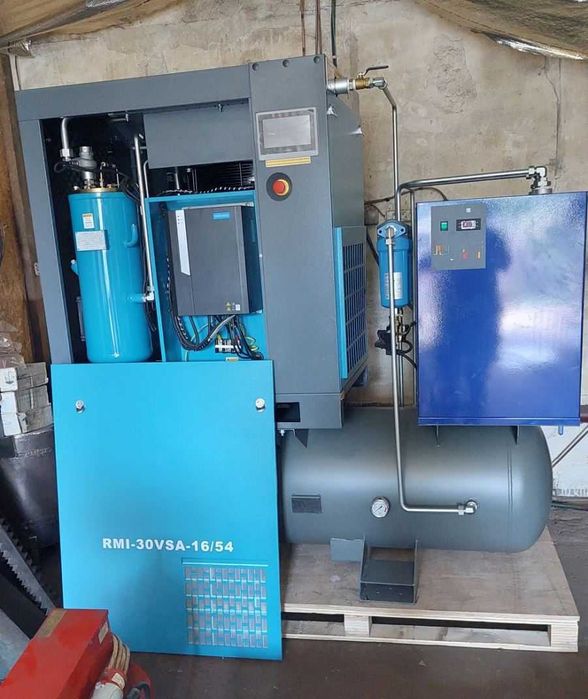 Компресорна станція 4 у 1 для лазерної різки RMI-30VSA/16, RMI30VSA