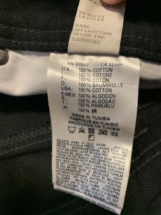 Jeansy Diesel Darron czarne, ciężkie 32/30