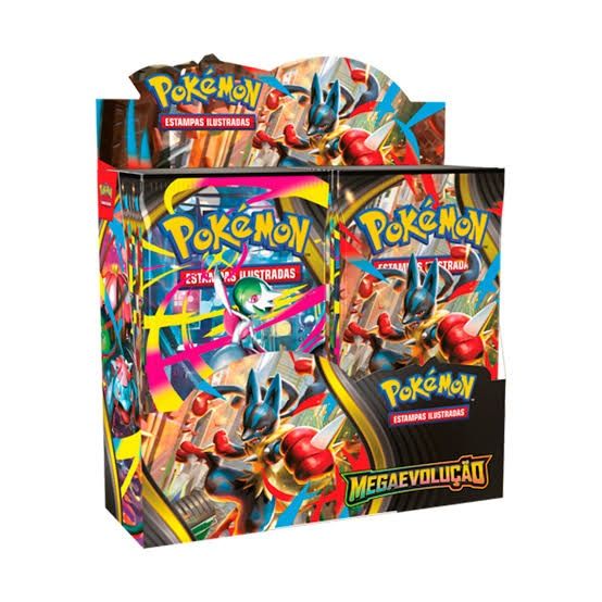 Pokémon mega evolução booster box selada original