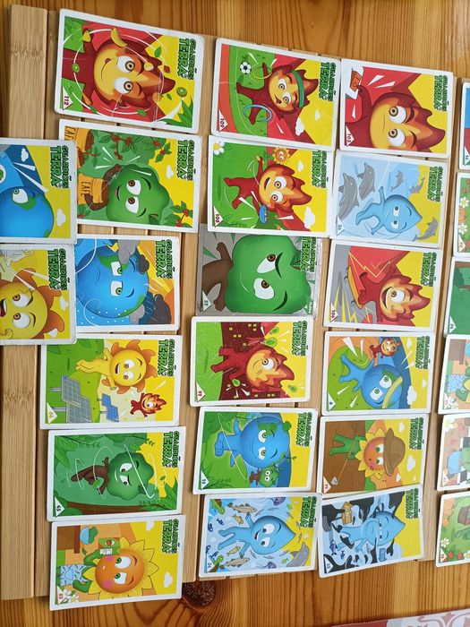 Lote de 38 cartas os guardiões da terra