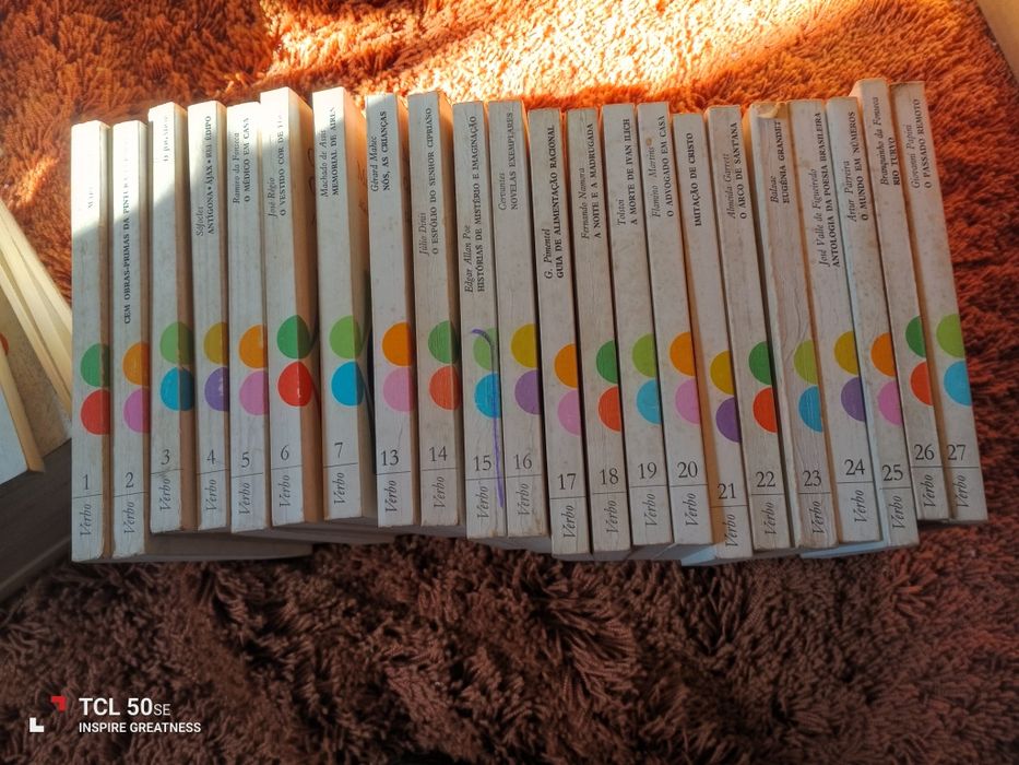 Livros RTP Biblioteca Básica Verbo  , livros antigos em bom estado.