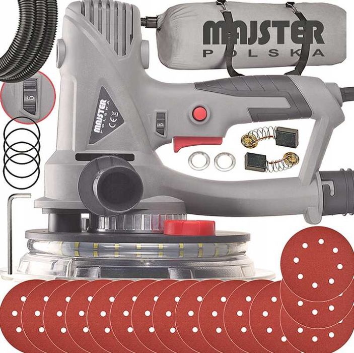 Nowa Szlifierka Do Szlifowania Gipsu Gładzi Tynków Tynku Ścian Sufitów