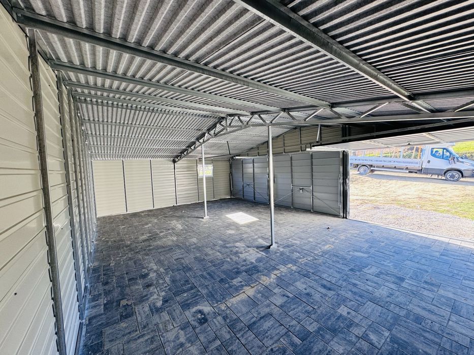 Garaż Blaszany Drewnopodobny 9x6 9x5 8x6 7x6 10x6 12x6