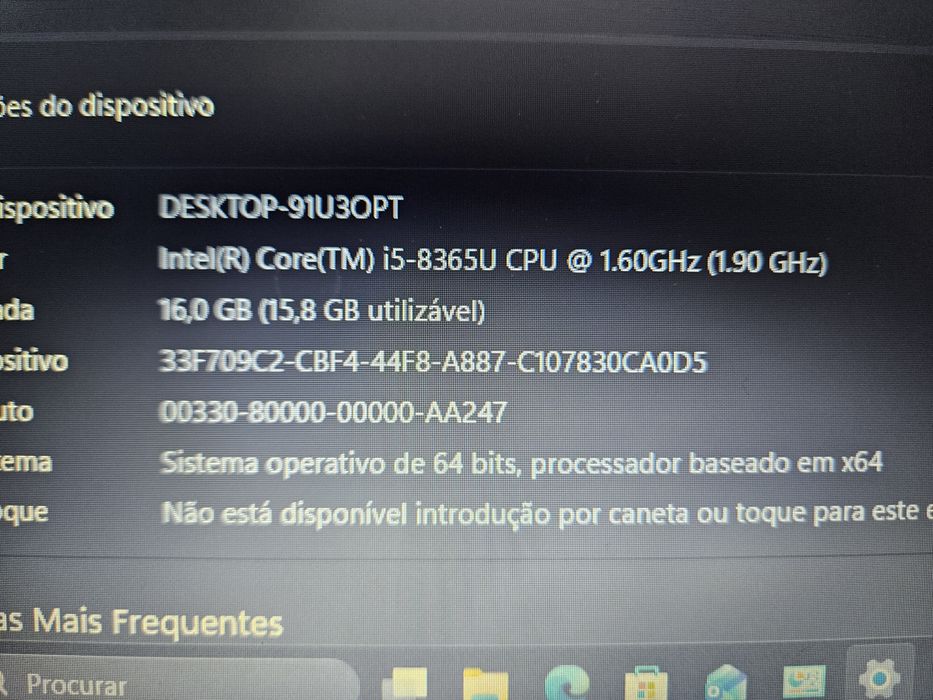 Dell 5400.i5.8gen.16gb.250nvme.