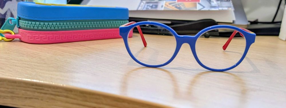 dziecięce okulary korekcyjne Versace + pudełko