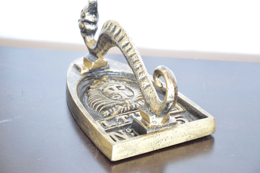 ŻELAZKO wyjątkowe żeliwne przedwojenne sygnowane