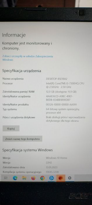 Laptop Acer Aspire VX / Nitro 5 Gamingowy