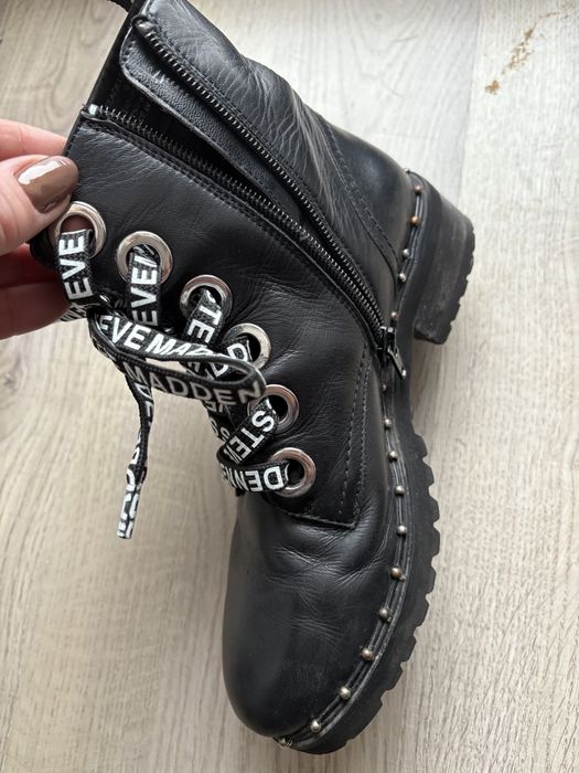 Steve Madden botki skórzane