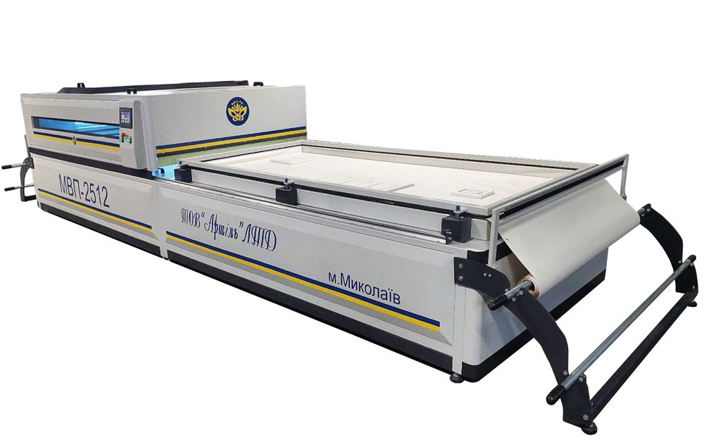 Вакуумний прес з ЧПУ МВП 2512 вик.Д (два стола)