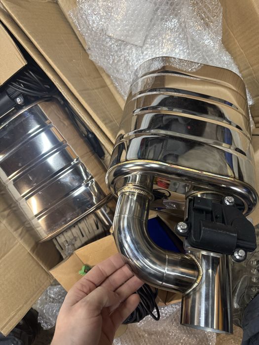 Aktywne wydechy lewy prawy 63mm 2x pilot + sterownik