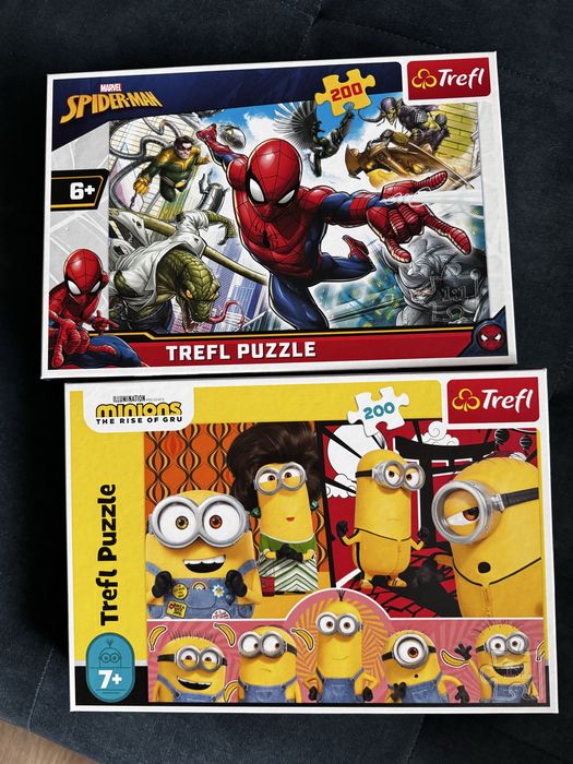 Trefl 6+ 200 пазли міньйони людина павук minions spider man