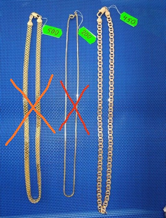 Біжутерія, медичне золото, Ксюпинг, сережки, серьги, ланцюжки, цепочки