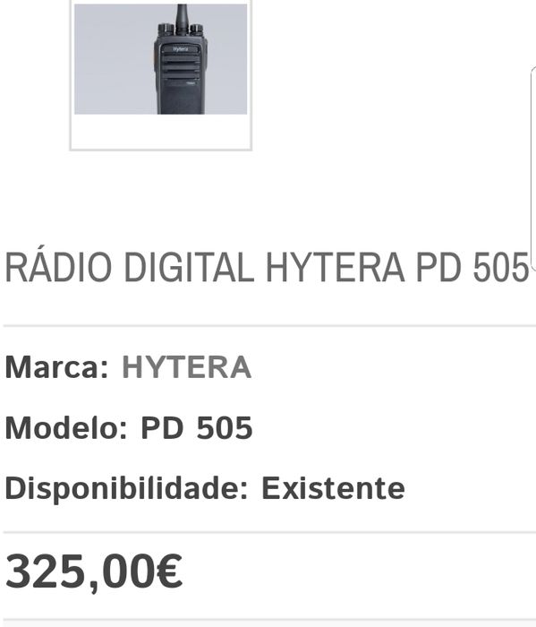 Walkie talkie    Midland   hytera